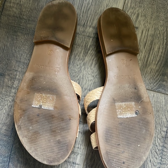 Raffia Slide Sandals - Picture 6 of 13